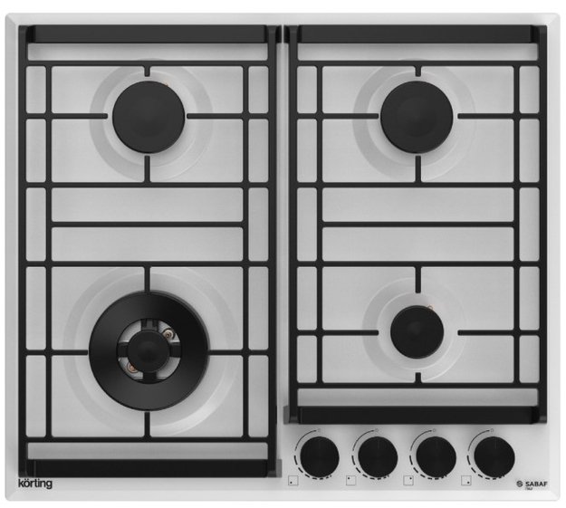 Газовая варочная панель Korting HG 6302 CTW (фото 1) Газовая варочная панель Korting HG 6302 CTW (preview 1)