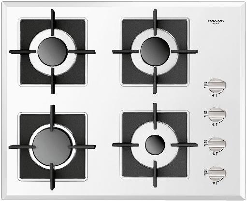 Варочная панель Fulgor Milano FCH 604 G WH (фото 1) Варочная панель Fulgor Milano FCH 604 G WH (preview 1)