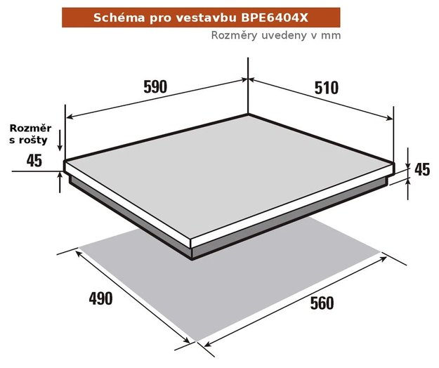 Газовая варочная панель Brandt BPE6404X (фото 4) Газовая варочная панель Brandt BPE6404X (preview 4)
