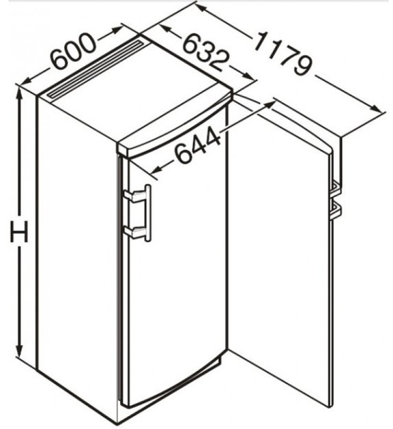 Морозильник Liebherr G 2033 Comfort SuperFrost (фото 3) Морозильник Liebherr G 2033 Comfort SuperFrost (preview 3)