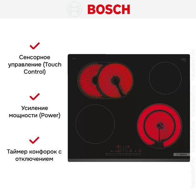 Электрическая варочная панель Bosch PKN631FP2E (preview 7)
