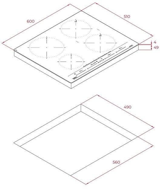 Варочная панель Teka IZC 64630 MST STONE GREY (фото 9) Варочная панель Teka IZC 64630 MST STONE GREY (preview 9)