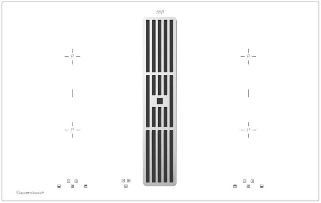 Варочная панель с вытяжкой Kuppersbusch KMI 8500.0 WR Silver Chrome (фото 1) Варочная панель с вытяжкой Kuppersbusch KMI 8500.0 WR Silver Chrome (preview 1)