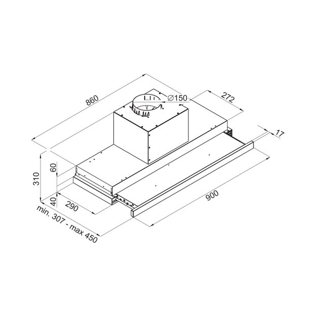 Встраиваемая кухонная вытяжка MAUNFELD VS LIGHT (C) 90 нержавеющая сталь (preview 18)