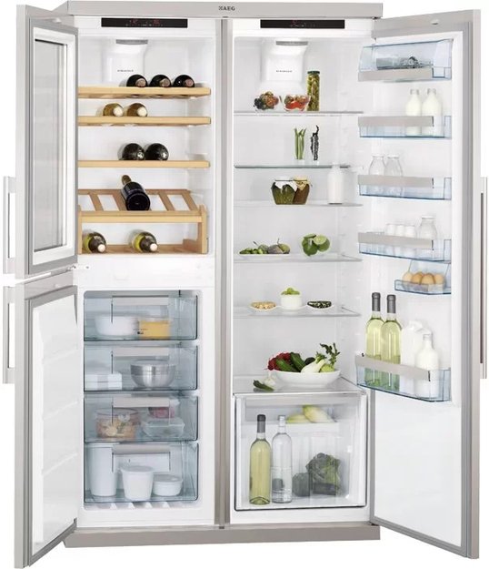 Холодильник AEG S95900XTM0 (правая часть S93200KDM0 + левая часть S92700CNM0) (фото 2) Холодильник AEG S95900XTM0 (правая часть S93200KDM0 + левая часть S92700CNM0) (preview 2)