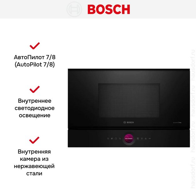 Встраиваемая микроволновая печь Bosch BFR9221B1 (preview 4)