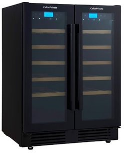 Встраиваемый под столешницу винный шкаф Селлар Приват CP042-2TB фото Встраиваемый под столешницу винный шкаф CellarPrivate CP042-2TB фото