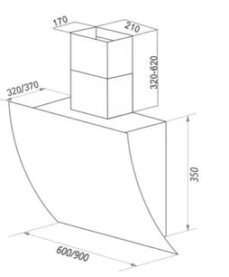 Вытяжка Маунфилд SKY STAR PUSH 60 WHITE фото 4 Вытяжка Maunfeld SKY STAR PUSH 60 WHITE фото 4