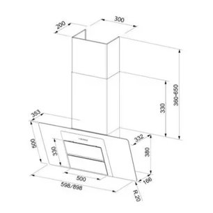 Вытяжка Фабер NORTHIA EG8+ BK A60 фото 2 Вытяжка Faber NORTHIA EG8+ BK A60 фото 2