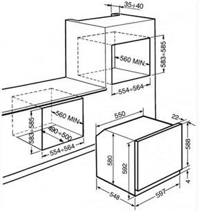 Духовой шкаф Смег SC805A-8 фото 2 Духовой шкаф Smeg SC805A-8 фото 2