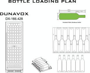 Винный шкаф Дунавокс DX-166.428DCK фото 2 Винный шкаф Dunavox DX-166.428DCK фото 2