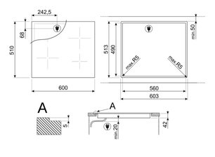Варочная панель Smeg SE364TD фото 4