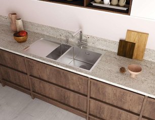 Мойка Omoikiri AKISAME 100-2 GM-L крыло справа фото 4