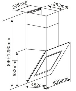 Вытяжка Зигмунд Штайн K 216.61 S фото 3 Вытяжка Zigmund Shtain K 216.61 S фото 3