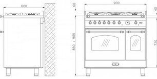 Варочный центр Лофра RBID96MFTE BR фото 3 Варочный центр Lofra RBID96MFTE BR фото 3