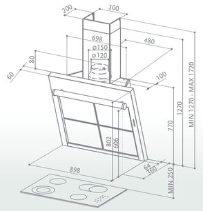 Вытяжка Faber Matrix EG10 X A90 Active фото 3