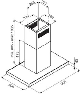 Вытяжка Де Дитрих DHI2963B фото 4 Вытяжка De Dietrich DHI2963B фото 4