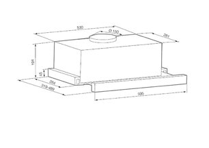 Встраиваемая вытяжка Грауде DHF 60.0 W фото 4 Встраиваемая вытяжка Graude DHF 60.0 W фото 4