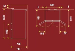 Холодильник Митсубиси MR-WXR627Z-W-R фото 3 Холодильник Mitsubishi Electric MR-WXR627Z-W-R фото 3