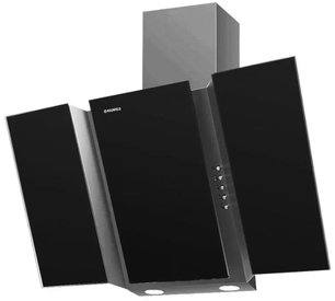 Вытяжка Маунфилд TRENT GLASS 90 Grey Glass Black фото Вытяжка Maunfeld TRENT GLASS 90 Grey Glass Black фото