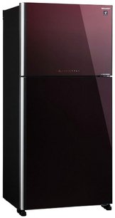 Двухкамерный холодильник Шарп SJXG60PGRD фото Двухкамерный холодильник Sharp SJXG60PGRD фото