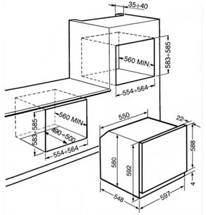 Духовой шкаф Смег SC115A фото 2 Духовой шкаф Smeg SC115A фото 2