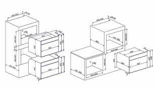 Встраиваемая микроволновая печь Смег SF4800MP фото 3 Встраиваемая микроволновая печь Smeg SF4800MP фото 3