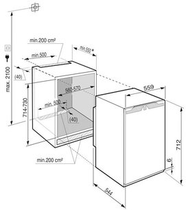 Холодильник Liebherr SBS 33I3 фото 4