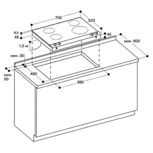 Варочная панель Gaggenau VI 270-134 фото 3