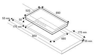 Варочная панель Бертаззони P905LMODX фото 4 Варочная панель Bertazzoni P905LMODX фото 4