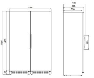 Винный шкаф Дометик B195S Double Basic фото 3 Винный шкаф Dometic B195S Double Basic фото 3