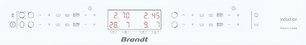 Индукционная варочная панель Brandt BPI264HSW фото 2