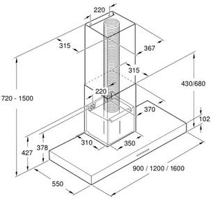 Вытяжка Гаггенау AW 442-160 фото 4 Вытяжка Gaggenau AW 442-160 фото 4