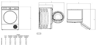 Сушильная машина Jacky`s JTD 9WL0T3N фото 3