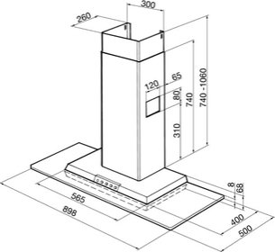 Вытяжка Смег KSEV97X2 фото 4 Вытяжка Smeg KSEV97X2 фото 4
