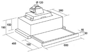 Вытяжка Кертинг KHP 6740 ALU фото 2 Вытяжка Korting KHP 6740 ALU фото 2
