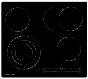 Стеклокерамическая варочная панель Зигмунд Штайн CN 44.6 B фото Стеклокерамическая варочная панель Zigmund Shtain CN 44.6 B фото