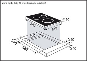 Индукционная варочная панель Brandt BPI264HSW фото 3