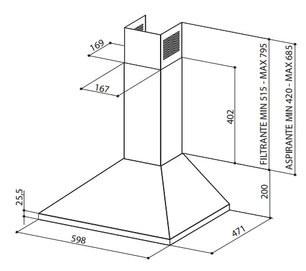 Вытяжка Фабер VALUE PB 4 2L BK  A60 фото 4 Вытяжка Faber VALUE PB 4 2L BK  A60 фото 4
