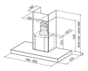 Вытяжка Фабер BELLA EG8 X A90 FB EXP фото 2 Вытяжка Faber BELLA EG8 X A90 FB EXP фото 2