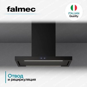 Вытяжка Falmec PLANE ISOLA BLACK NRS 90 (PLUS) фото 4