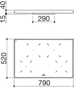 Индукционная варочная панель Barazza 1PKC80N фото 4