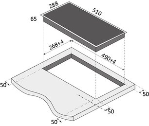 Электрическая варочная панель Брандт BPV6222B фото 4 Электрическая варочная панель Brandt BPV6222B фото 4