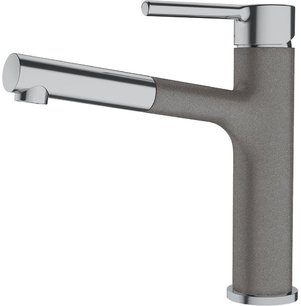 Смеситель Franke Centro с выдвижным шлангом оптика стали/серый камень Смеситель Franke Centro с выдвижным шлангом оптика стали/серый камень