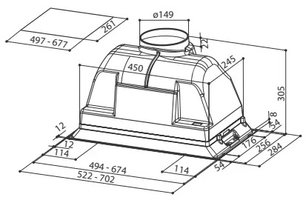 Вытяжка Фабер INCA PLUS HIP X A52 FB EXP фото 2 Вытяжка Faber INCA PLUS HIP X A52 FB EXP фото 2