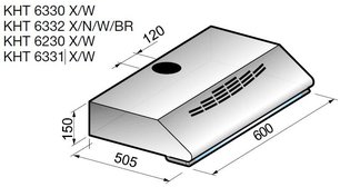 Вытяжка Кертинг KHT 6331 X фото 2 Вытяжка Korting KHT 6331 X фото 2