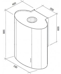 Вытяжка Фалмек Elittica 70 ix (800) ECP фото 4 Вытяжка Falmec Elittica 70 ix (800) ECP фото 4