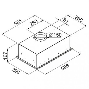 Встраиваемая кухонная вытяжка MAUNFELD Fantasy 1000ST 60 черное стекло фото 3 Встраиваемая кухонная вытяжка MAUNFELD Fantasy 1000ST 60 черное стекло фото 3