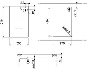 Варочная панель Смег SE2320ID1 фото 2 Варочная панель Smeg SE2320ID1 фото 2