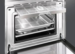 Компактный духовой шкаф с пароваркой Смег SF4920VCN фото 3 Компактный духовой шкаф с пароваркой Smeg SF4920VCN фото 3